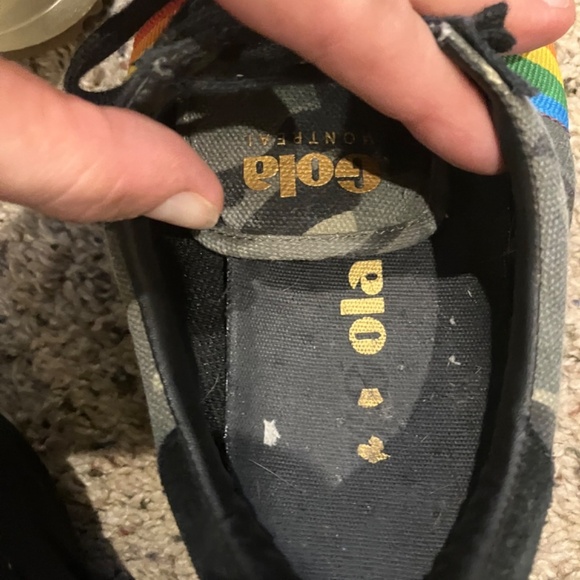 GOLA Montreal Camo Sneaker In Dark Khaki/ Black size 8 - Picture 6 of 7